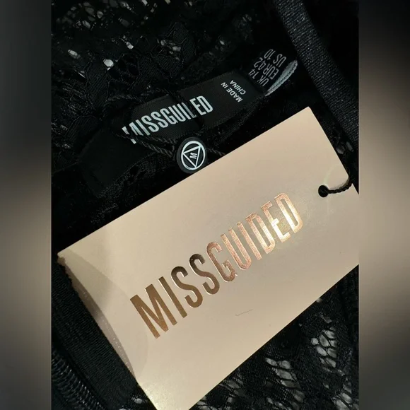 NWT Missguided harness lace bodysuit US 10 - Picture 3 of 3